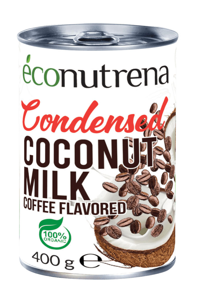 Condensed coconut milk and its flavored Econutrena Organic Coconut