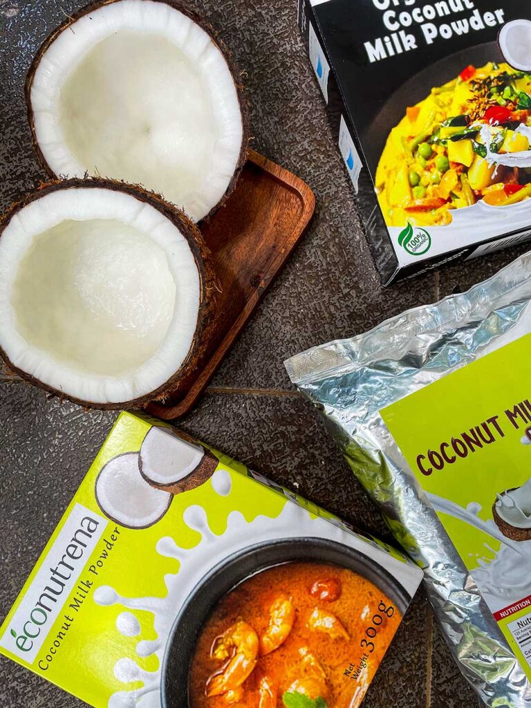 Coconut Milk Powder Econutrena Organic Coconut Products, Spices
