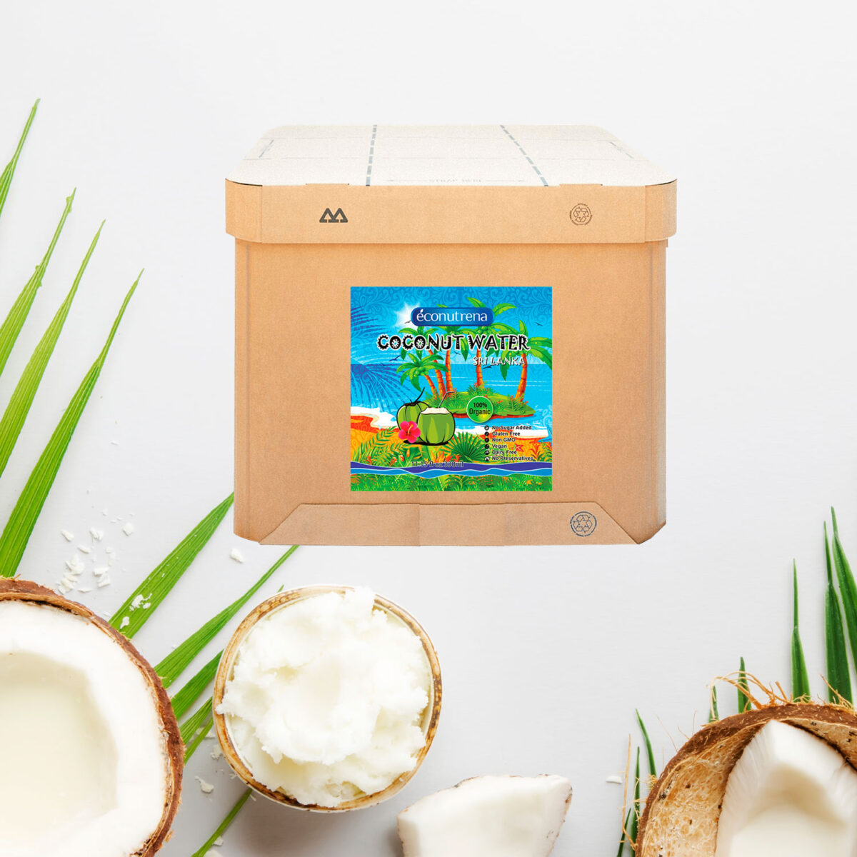 Coconut water Bulk Econutrena Organic Coconut Products, Spices