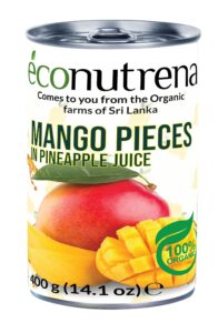 mango pieces in pineapple juice 400g
