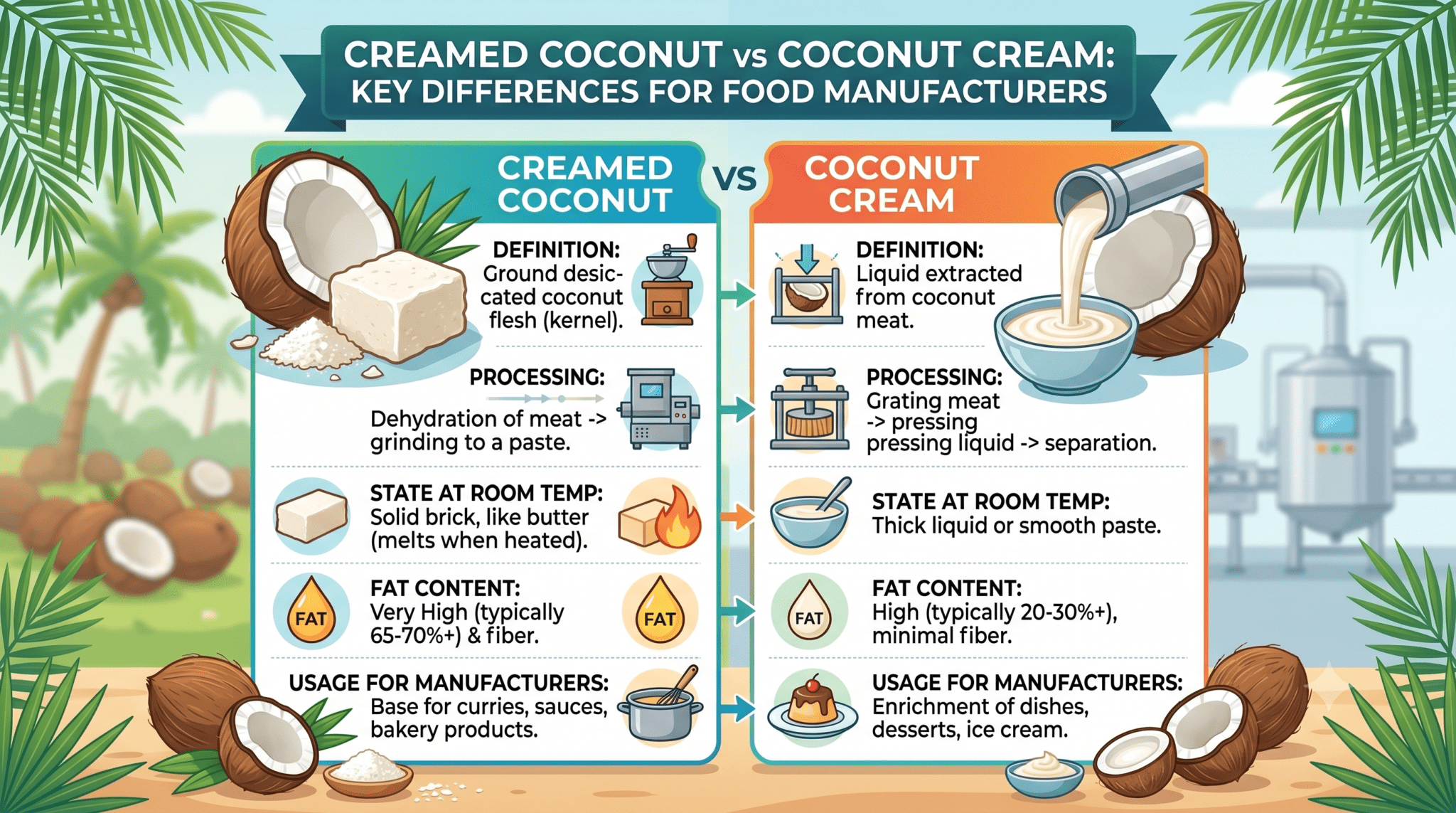 Is Coconut Cream The Same As Creamed Coconut