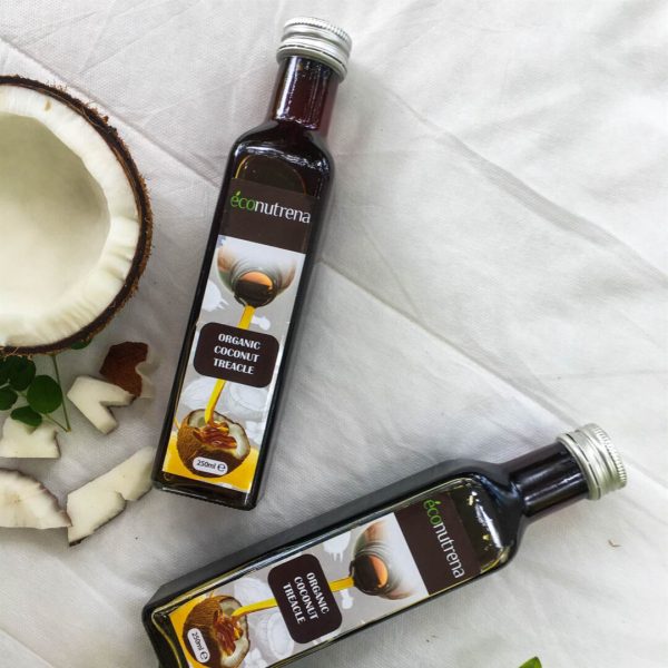 Jar of Econutrena Coconut Treacle – 100% Organic Sweetener