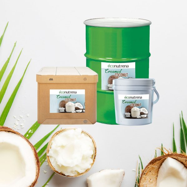 Bulk Creamed Coconut - Econutrena Organic Coconut Cream