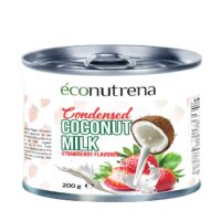 coconut condensed milk strawberry flavored 200ml can