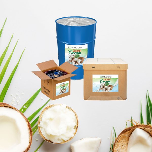 Organic Coconut Cream in Bulk – Premium Quality by Econutrena