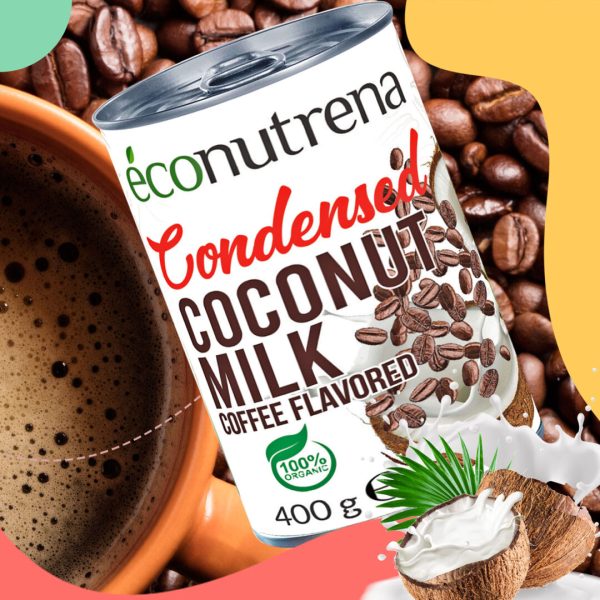 Econutrena Condensed Coconut Milk - Organic, Premium Quality for Cooking and Baking