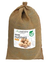 Wholesale bag filled with Fresh Nutmeg