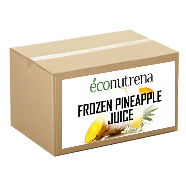 Econutrena organic Frozen Pineapple Juice and Pulp, Frozen Fruits